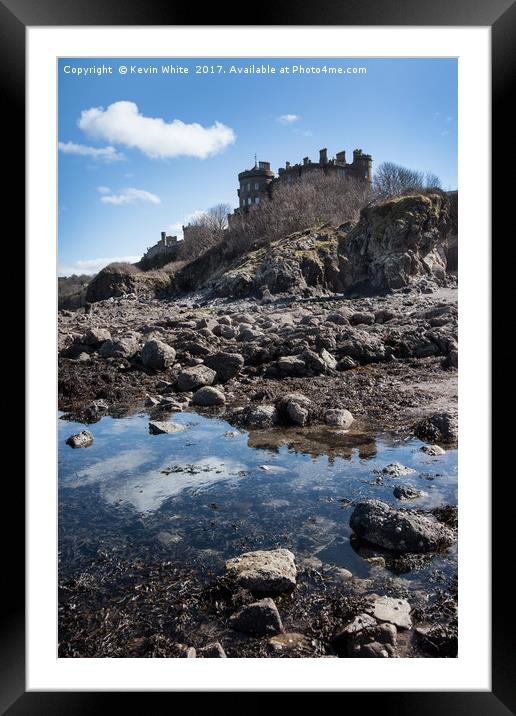 Culzean Castle Beach Framed Mounted Print by Kevin White