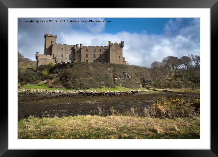 Dunvegan Castle Framed Mounted Print by Kevin White