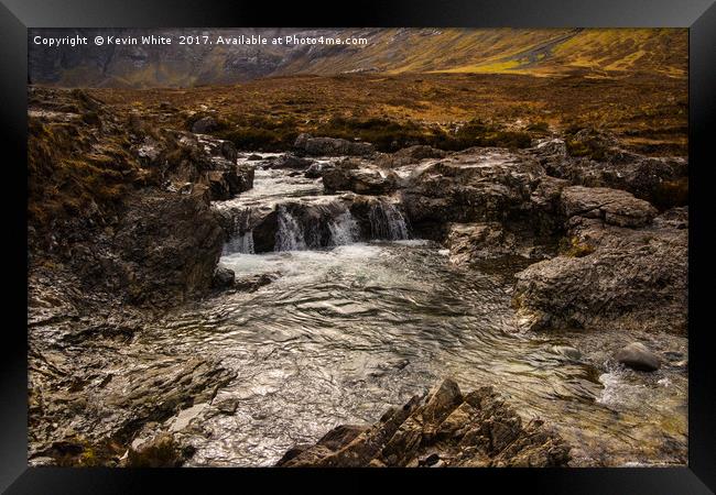 Fairy Pools Isle of Skye Framed Print by Kevin White