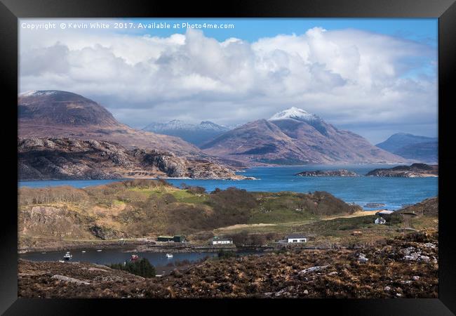 Loch Torridon West Scotland Framed Print by Kevin White