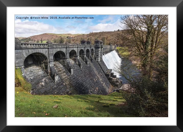 Welsh Dams Framed Mounted Print by Kevin White