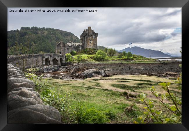 Scotlands favourite castle Framed Print by Kevin White