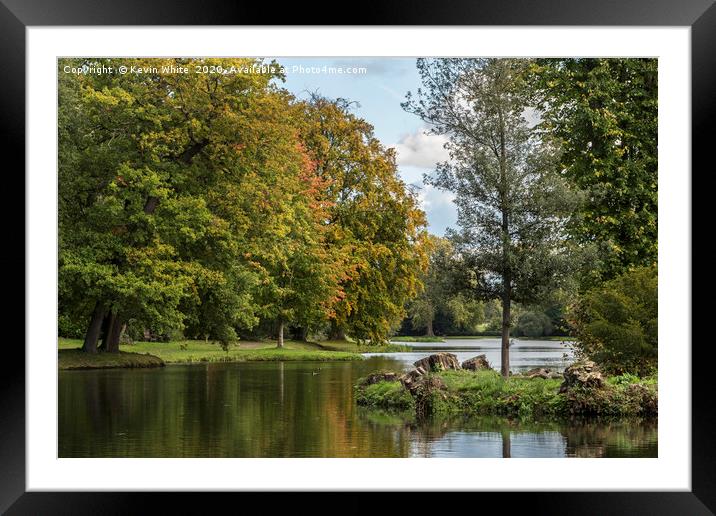Late summer Framed Mounted Print by Kevin White