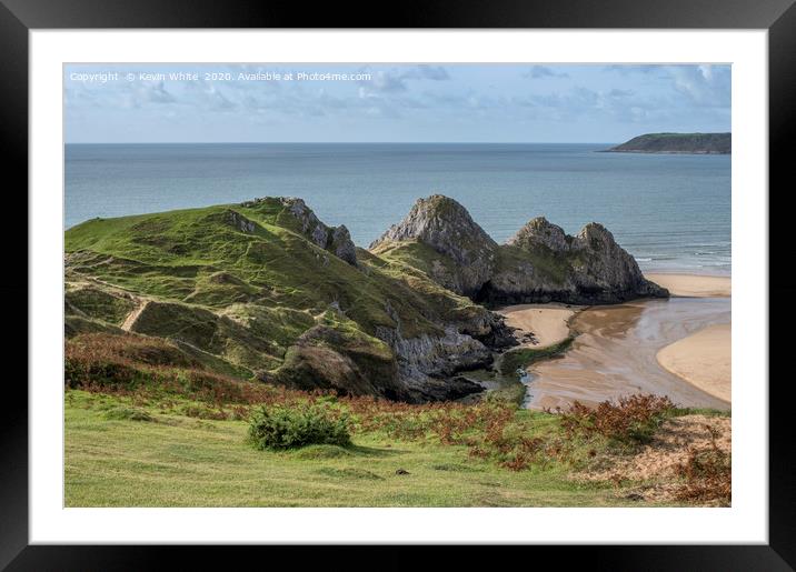 Beautiful Gower Framed Mounted Print by Kevin White
