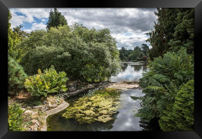 Tranquil waters Framed Print by Kevin White