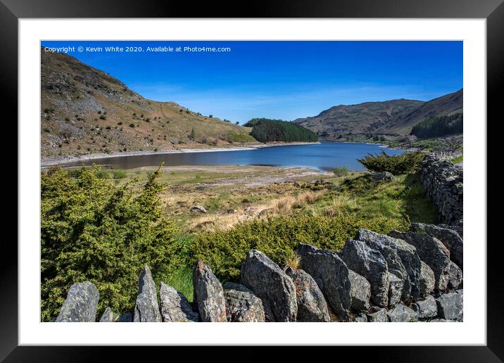 Haweswater  reservoir Cumbria Framed Mounted Print by Kevin White