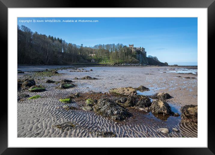 Culzean Castle and retort house  Framed Mounted Print by Kevin White