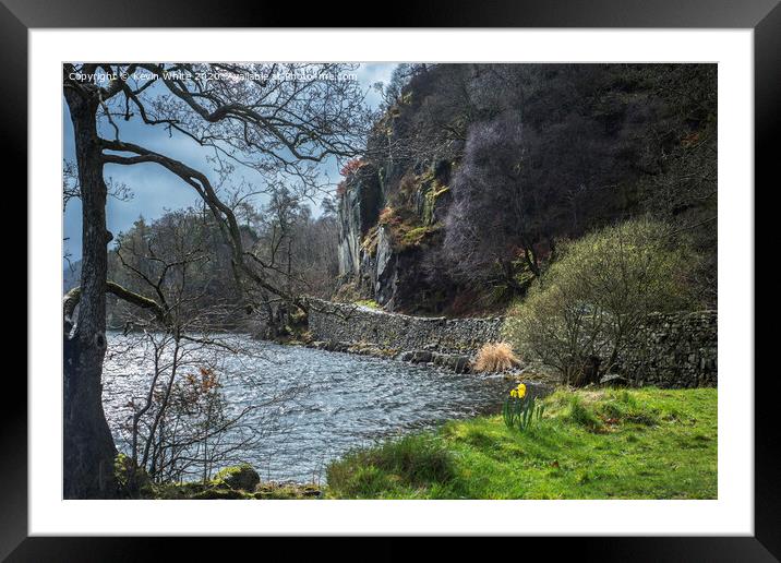 Roadside stop by Ullswater Framed Mounted Print by Kevin White