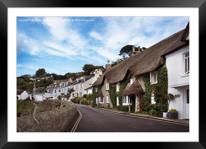 St Mawes Framed Mounted Print by Kevin White