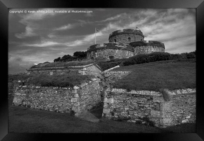 St Mawes Castle Framed Print by Kevin White