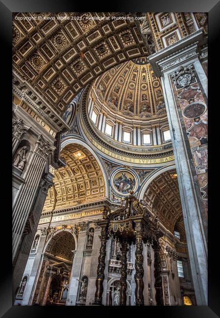 St Peters Vatican City Framed Print by Kevin White