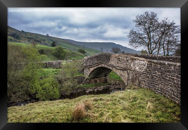 Bridge at Muker Yorkshire Dales Framed Print by Kevin White