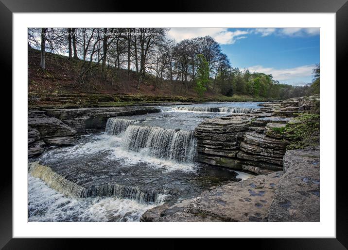 Falls of Yorkshire Framed Mounted Print by Kevin White