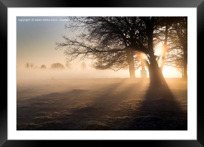 Here comes the sun Framed Mounted Print by Kevin White