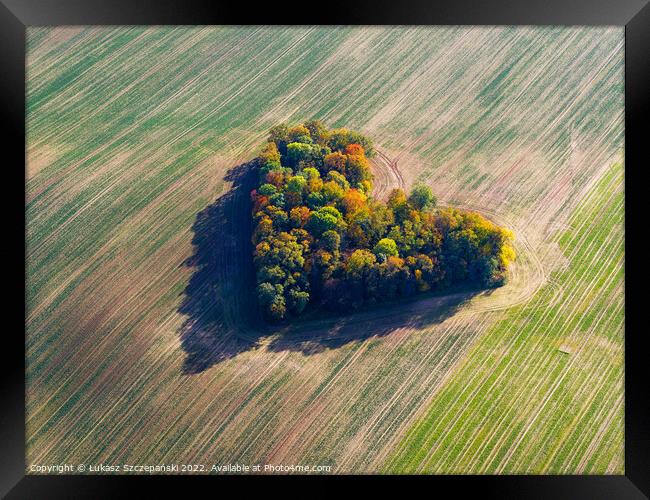 Heart of a nature Framed Print by Łukasz Szczepański