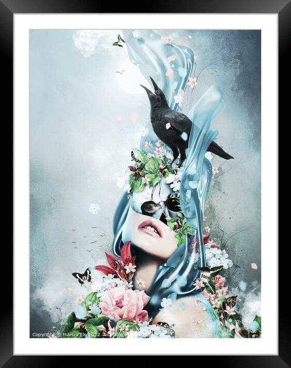 Beneath the Surface No.2 Framed Mounted Print by Marius Els