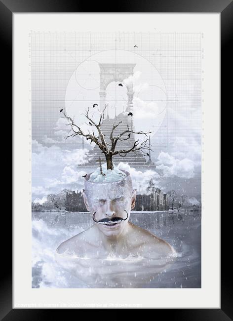 Seasons of the Mind - Winter Framed Print by Marius Els