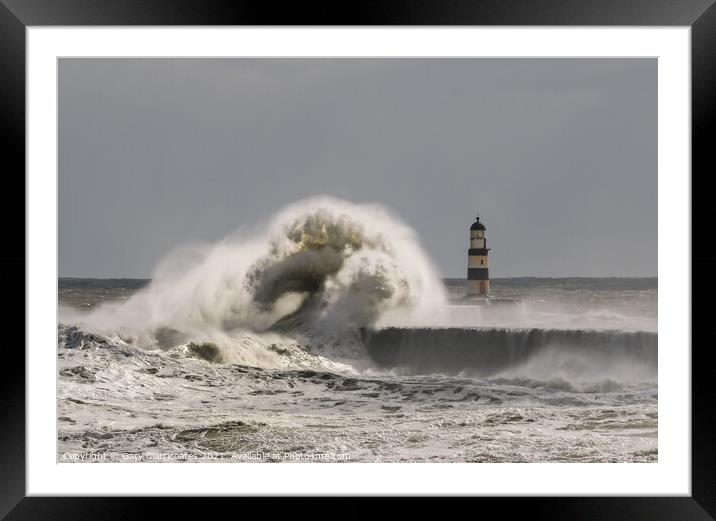 Feel the Power Framed Mounted Print by Gary Clarricoates