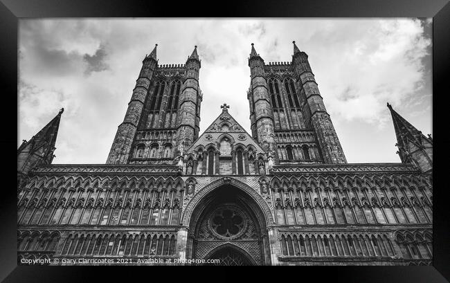 Lincoln Cathedral Framed Print by Gary Clarricoates
