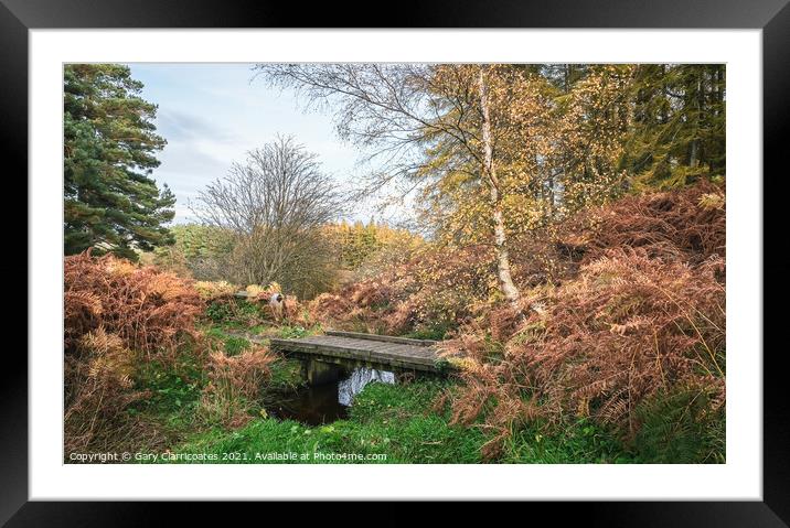 Bridge Over Still Waters Framed Mounted Print by Gary Clarricoates