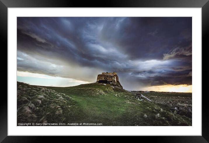 Armageddon at the Castle Framed Mounted Print by Gary Clarricoates