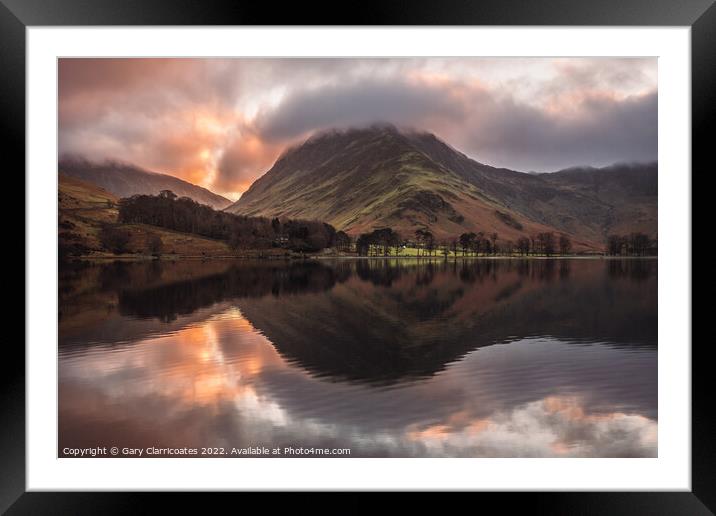 Good Morning at Buttermere Framed Mounted Print by Gary Clarricoates