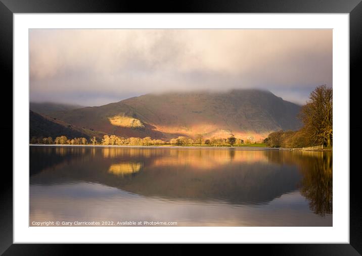Morning Light at Buttermere Framed Mounted Print by Gary Clarricoates