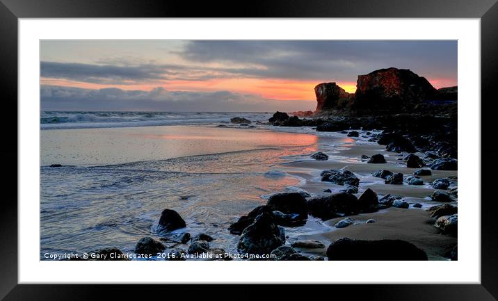 Sunrise at Trow Point Framed Mounted Print by Gary Clarricoates