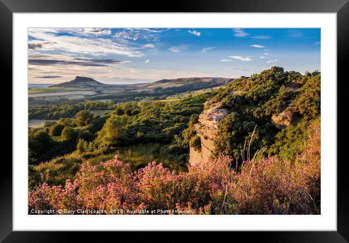 A View from Above Framed Mounted Print by Gary Clarricoates