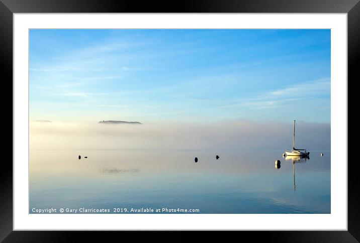 Tranquility Framed Mounted Print by Gary Clarricoates