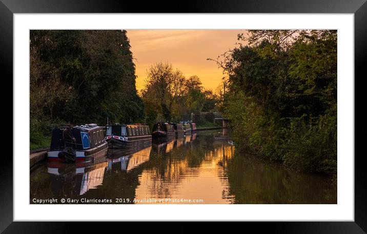 The Fisherman Framed Mounted Print by Gary Clarricoates