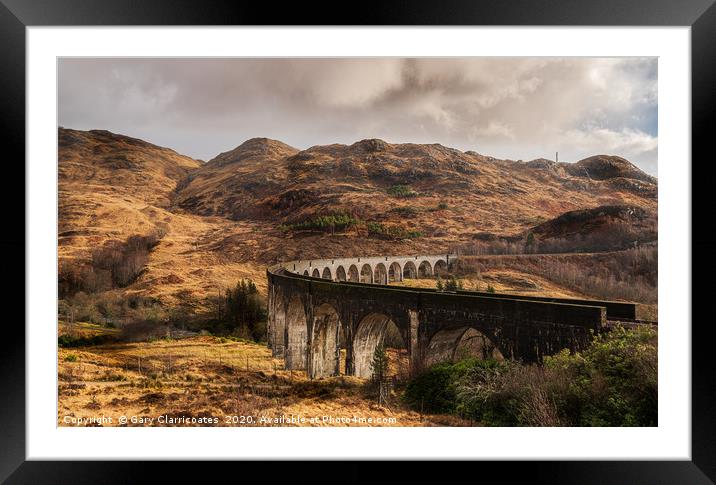 Glenfinnan Viaduct Framed Mounted Print by Gary Clarricoates