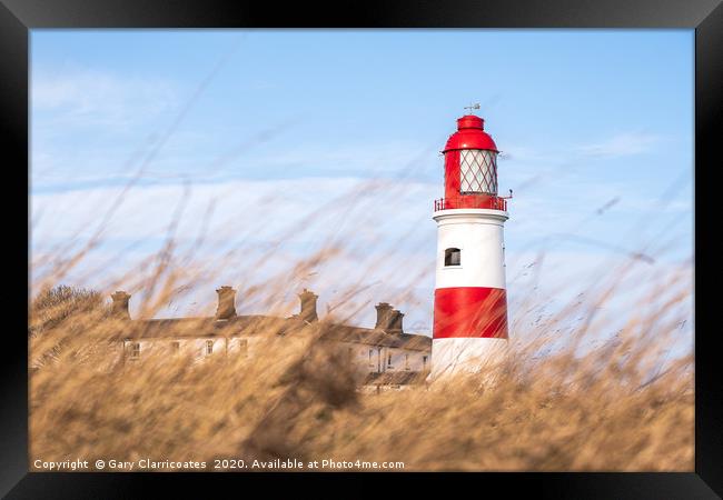 Souter Lighthouse Framed Print by Gary Clarricoates