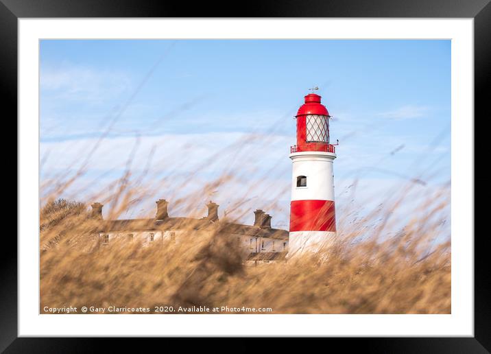 Souter Lighthouse Framed Mounted Print by Gary Clarricoates