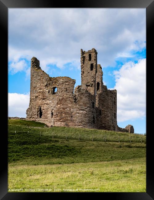 Dunstanburgh Castle Framed Print by Gary Clarricoates