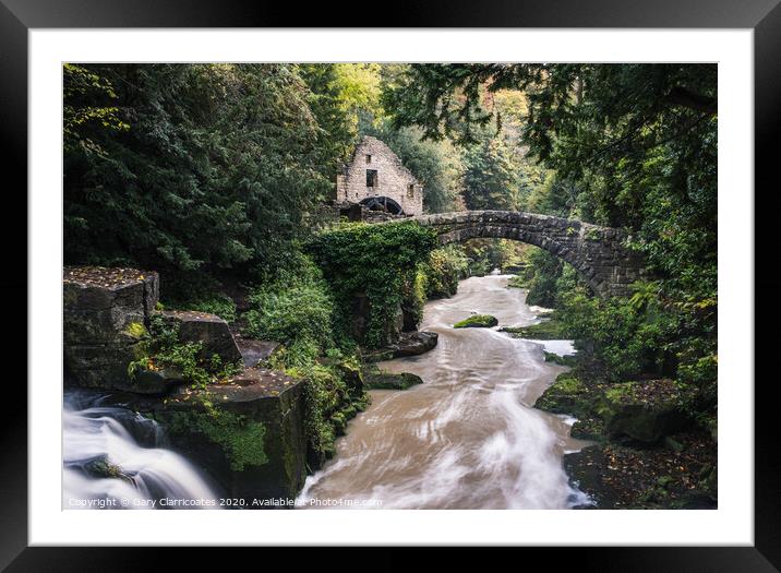 The Mill in Green Framed Mounted Print by Gary Clarricoates