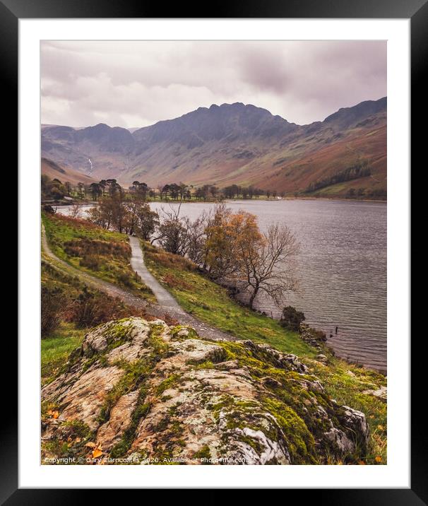 Autumn at Buttermere Framed Mounted Print by Gary Clarricoates