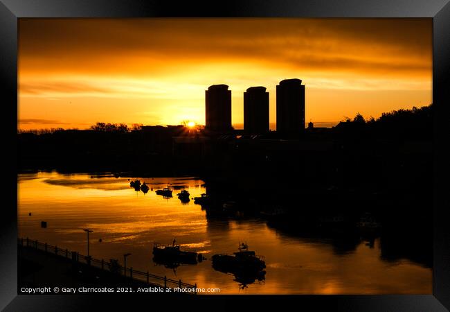 The Wear on Fire Framed Print by Gary Clarricoates