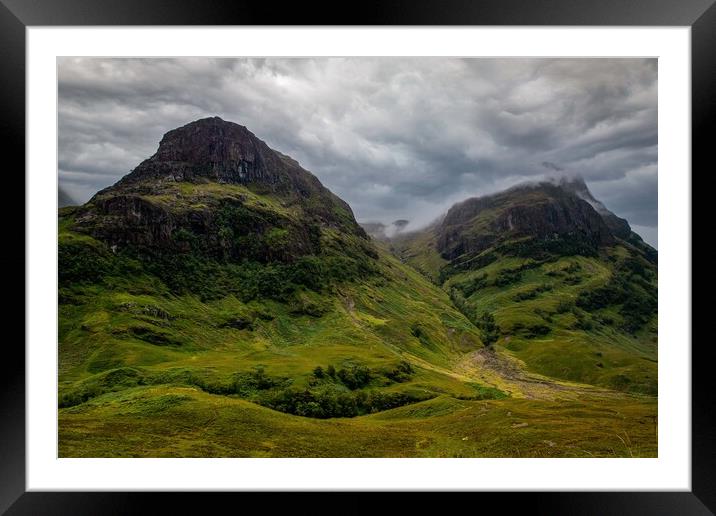 Glencoe Framed Mounted Print by Mike Cave