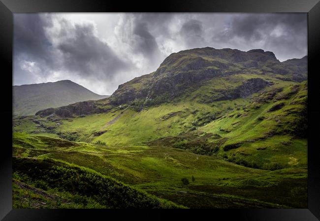 The Dramatic Highlands of Scotland Framed Print by Mike Cave