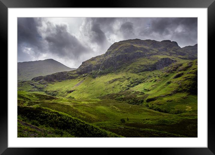 The Dramatic Highlands of Scotland Framed Mounted Print by Mike Cave