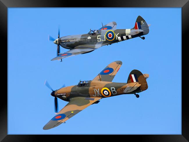 Battle of Britain pair Framed Print by Stephen Wright