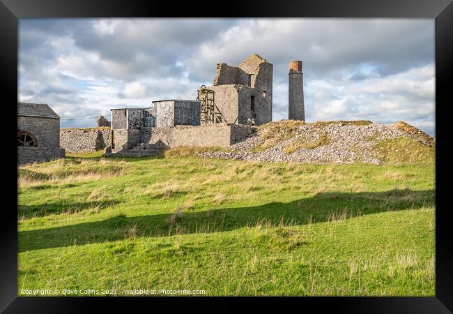 Magpie Mine near Sheldon in the Peak District, Derbyshire, England Framed Print by Dave Collins