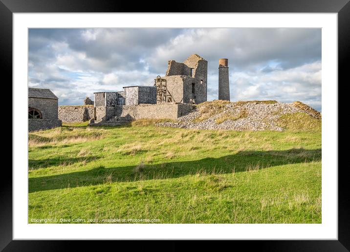 Magpie Mine near Sheldon in the Peak District, Derbyshire, England Framed Mounted Print by Dave Collins