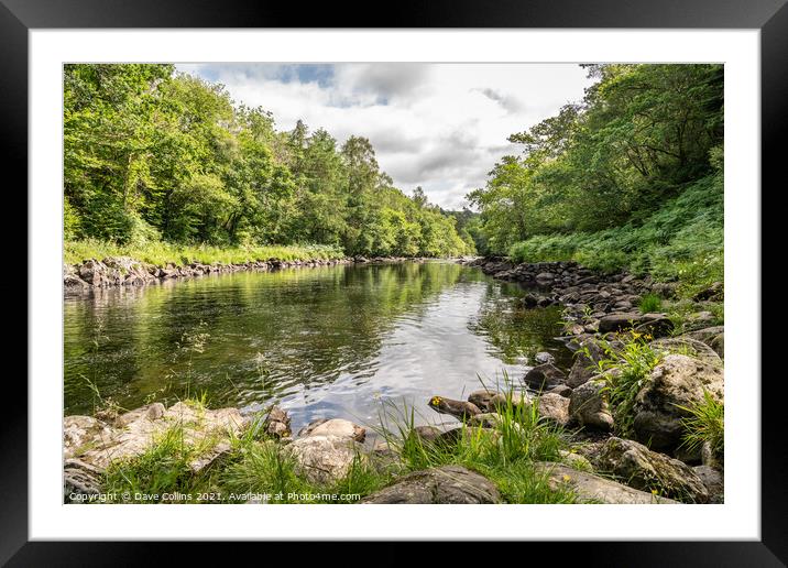 River Garbh Uisge North West of Callander, Stirling, Scotland Framed Mounted Print by Dave Collins
