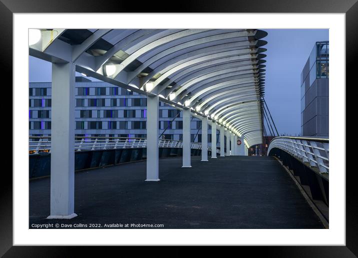 Bell's footbridge Framed Mounted Print by Dave Collins