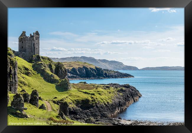 Gylen Castle, Island of Kerrera, Scotland Framed Print by Dave Collins