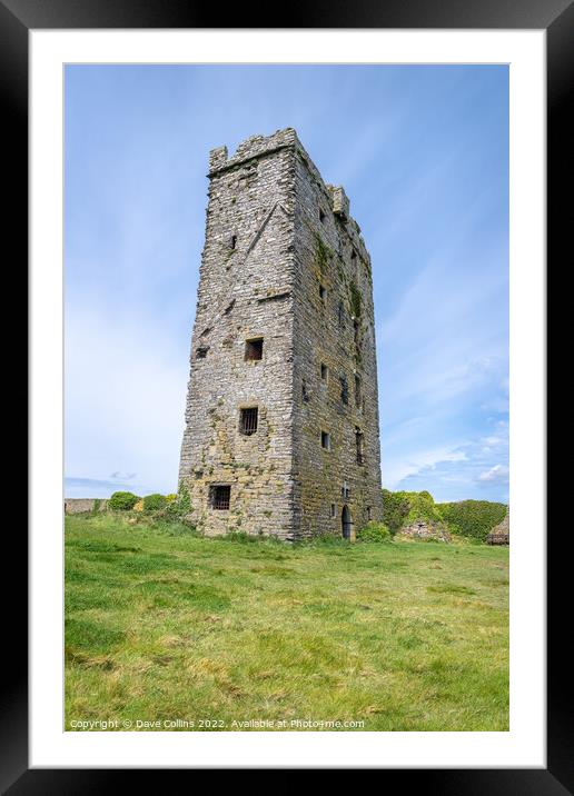 Carrigaholt Castle, County Clare, Ireland Framed Mounted Print by Dave Collins
