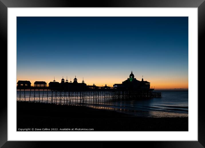 Sunrise at Eastbourne Pier, Sussex, England Framed Mounted Print by Dave Collins