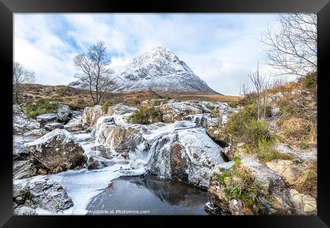 Highland Winter Framed Print by Dave Collins